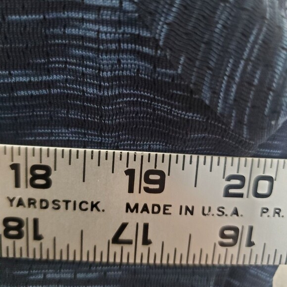 Under Armour Seamless 1/4 Zip Long Sleeve Shirt 1347752 Sz M Blue Heat Gear - Picture 11 of 14